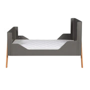 Cuddle Co Torsten Cot Bed - Grey/Teak