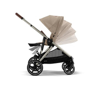 Cybex Gazelle S Double Pushchair - Almond Beige
