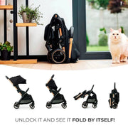 Kinderkraft APINO Compact Stroller - Grey