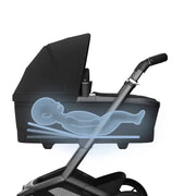 Maxi Cosi Fame Pushchair + Carrycot - Twillic Black