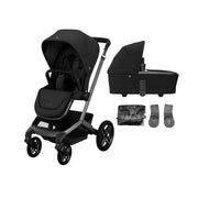 Maxi Cosi Fame Pushchair + Carrycot - Twillic Black