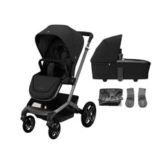 Maxi Cosi Fame Pushchair + Carrycot - Twillic Black