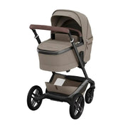 Maxi Cosi Fame Pushchair + Carrycot - Twillic Truffle - With Black Wheels