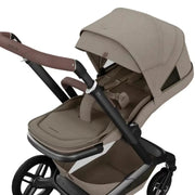 Maxi Cosi Fame Pushchair + Carrycot - Twillic Truffle - With Black Wheels