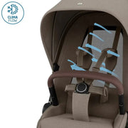 Maxi Cosi Fame Pushchair + Carrycot - Twillic Truffle - With Black Wheels