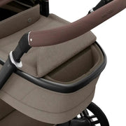 Maxi Cosi Fame Pushchair + Carrycot - Twillic Truffle - With Brown Wheels