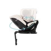 Silver Cross Motion 2 All Size 360 Car Seat & Base - Almond