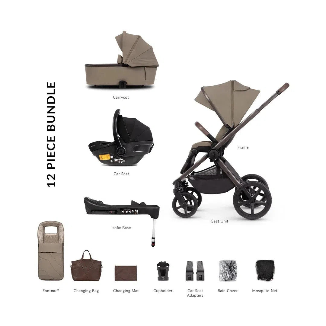 Venicci Tinum Upline SE 3 In 1 Isofix Base Complete Travel System Bu Newbie and Me