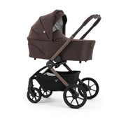 Oyster Vee Stroller & Carrycot - Chocolate