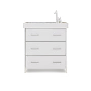 Obaby Nika Mini 2 Piece Room Set & Underdrawer - White Wash