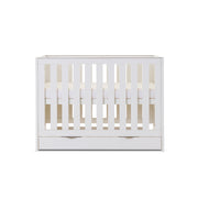 Obaby Nika Mini Cot Bed & Underdrawer - White Wash