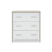 Obaby Nika Mini 3 Piece Room Set & Underdrawer - Grey Wash & White