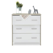 Obaby Nika Mini 3 Piece Room Set & Underdrawer - Grey Wash & White