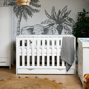 Obaby Nika 3 Piece Room Set & Underdrawer - White Wash