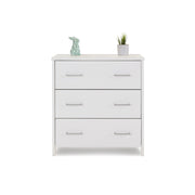 Obaby Nika 3 Piece Room Set & Underdrawer - White Wash