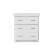 Obaby Nika 3 Piece Room Set & Underdrawer - White Wash