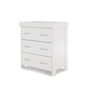 Obaby Nika 3 Piece Room Set & Underdrawer - White Wash