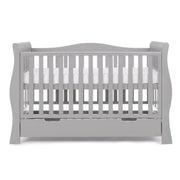 Obaby Stamford Luxe Cot Bed - Warm Grey