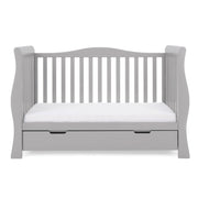 Obaby Stamford Luxe Cot Bed - Warm Grey
