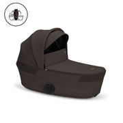 Cybex Balios S Lux Taupe Pushchair & Carrycot - Chocolate Brown