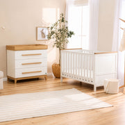 Tutti Bambini Misha 2 Piece Room Set - White / Golden Oak