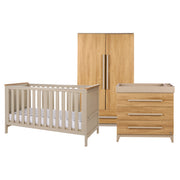 Tutti Bambini Misha 3 Piece Room Set - Golden Oak / Mushroom