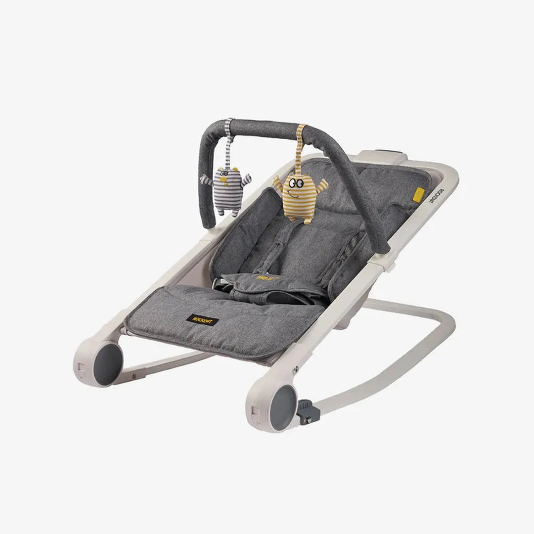 Bababing Rockout Baby Rocker - Grey Melange – Newbie and Me