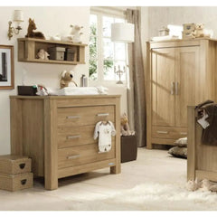 BabyStyle Charnwood Bordeaux Oak Furniture 3 Piece Room Set