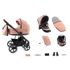 BabyStyle Prestige Stroller 12 Piece Bundle - Coral