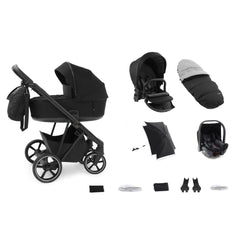 BabyStyle Prestige Stroller 12 Piece Bundle - Ebony