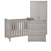 Babymore Caro Mini 3 Piece Nursery Room Set – Grey Wash