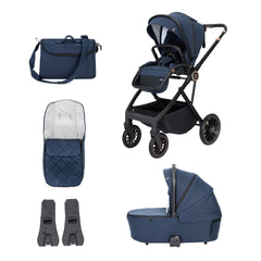 Babymore Chia Pram Pushchair – Midnight Blue