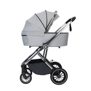 Babymore Chia Pram Pushchair – Pearl Grey