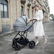 Babymore Chia Travel System Coco with Base – Pearl Grey