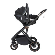 Babymore Chia Travel System Pecan with Base – Midnight Blue
