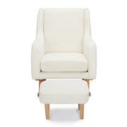 Babymore Ida Nursing Chair with Footstool – Bouclé
