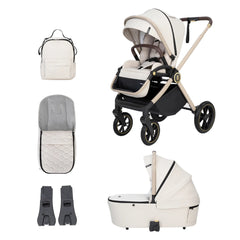 Babymore Kai Pram Pushchair – Sandstone