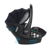 Babymore Kai Travel System Pecan with Base – Forest Grey