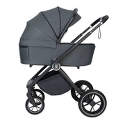 Babymore Kai Travel System Pecan with Base – Forest Grey