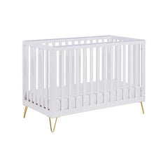 Babymore Kimi Cot Bed – White