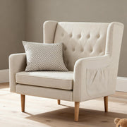 Babymore Lux Snuggle Rocking Chair - Ivory