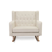 Babymore Lux Snuggle Rocking Chair - Ivory