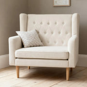 Babymore Lux Snuggle Rocking Chair - Ivory
