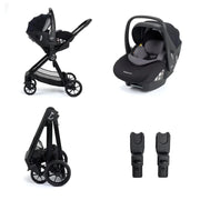 Babymore Mimi Travel System Pecan i-Size Car Seat - Black
