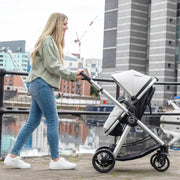 Babymore Mimi Travel System Pecan i-Size Car Seat - Silver