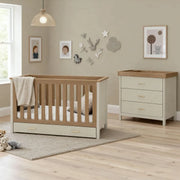 Babymore Mira 2 Piece Nursery Room Set - Cashmere Warm Oak