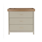 Babymore Mira 3 Piece Nursery Room Set - Cashmere Warm Oak