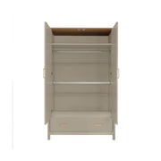 Babymore Mira Nursery Wardrobe - Cashmere Warm Oak