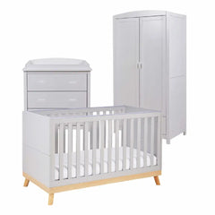 Babymore Mona 3 Piece Nursery Room Set – Grey