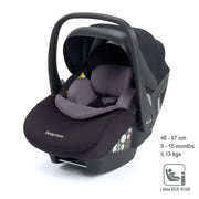 Babymore Mona White Ultimate Nursery & Travel Bundle